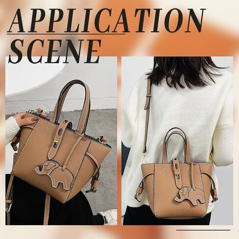 WADORN DIY Leather Tote Bag Making Kit - PU Leather Craft Sewing Handbag Making Sets - All Accessories for Gift, 10.2x4.7x7 in, Camel in Saudi Arabia