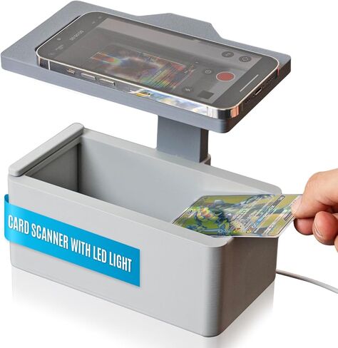 NOVATRA | Trading Card Scanner Pro | Fast Stand with Integrated LED Light for TCG Cards Collectors | Grading Scanner for MTG, Sports, Manabox in Saudi Arabia