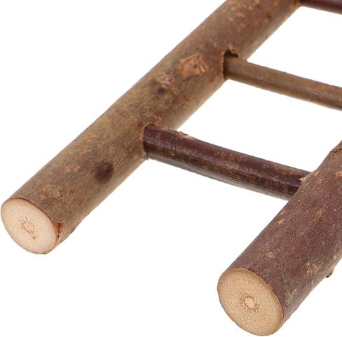 2 قطعة سلم صغير: سلم خشبي مصغر دمية زخرفة منزل صغير الدرج اكسسوارات أثاث DIY بها بنفسك دمية المناظر الطبيعية ديكور in Saudi Arabia