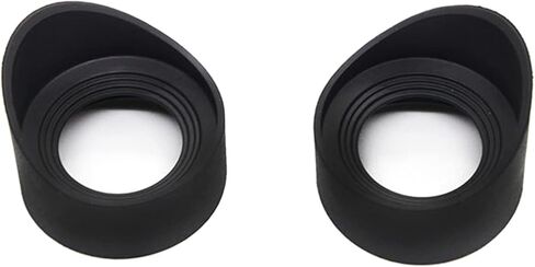 Microscope Rubber Eyepiece Cover Guards Soft Eyepiece Shield Biological Binocular Microscope Eye Cup Oculars Protections Rubber Eyecup in Saudi Arabia