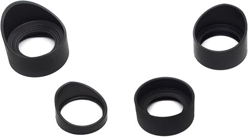 Microscope Rubber Eyepiece Cover Guards Soft Eyepiece Shield Biological Binocular Microscope Eye Cup Oculars Protections Rubber Eyecup in Saudi Arabia