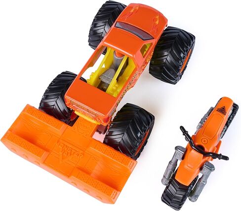 Monster Jam, Official El Toro Loco Monster Truck and Dirt Bike 2-Pack with Accessory, 1:64 Scale, Kids Toys for Boy and Girls Ages 3 and up in Saudi Arabia