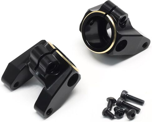 TREAL SCX10 Pro Brass C-Hub Carriers L/R Heavy Weight Upgrades Compatible with Axial 1/10th SCX10 PRO Comp Kit in Saudi Arabia