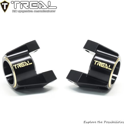 TREAL SCX10 Pro Brass C-Hub Carriers L/R Heavy Weight Upgrades Compatible with Axial 1/10th SCX10 PRO Comp Kit in Saudi Arabia