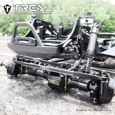 TREAL SCX10 Pro Brass C-Hub Carriers L/R Heavy Weight Upgrades Compatible with Axial 1/10th SCX10 PRO Comp Kit in Saudi Arabia