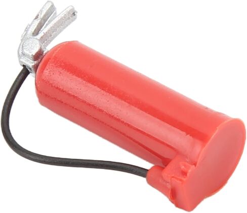 Drfeify RC طفاية حريق بلاستيكية مزخرفة لـ AXIAL SCX24، 1/18 1/24 مقياس سيارات RC، أحمر، 24x7 مم نموذج محاكاة صغير ملحق السيارة in Saudi Arabia