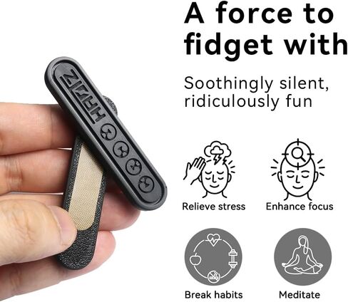 HAOTZEDC Magnetic Fidget Slider – Satisfying 3D Printed EDC Toy for Men & Adults – Small Haptic Clicker Desk Gadget for Anxiety & Focus in Saudi Arabia