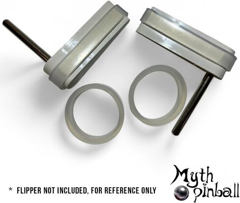 4 Pack of 1-1/2" Standard Size PerfectPlay Silicone Clear Flipper Rings for Most Pinball Machines in Saudi Arabia