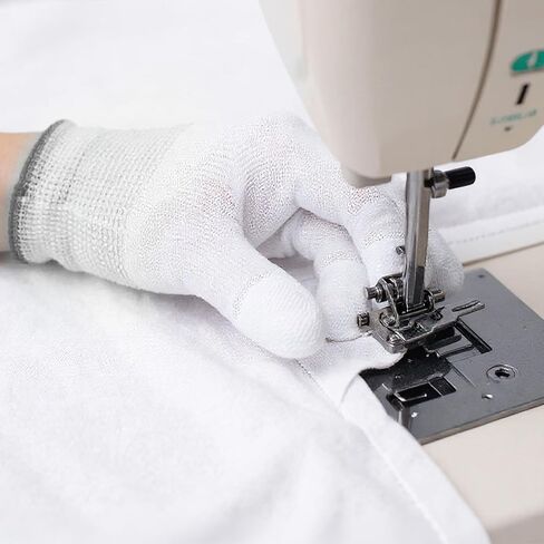 2 Pairs Quilting Gloves for Free-Motion Sewing, Quilting Gloves for Quilters Lightweight Nylon Glove for Crafting Supplies and Accessories, Gray in Saudi Arabia