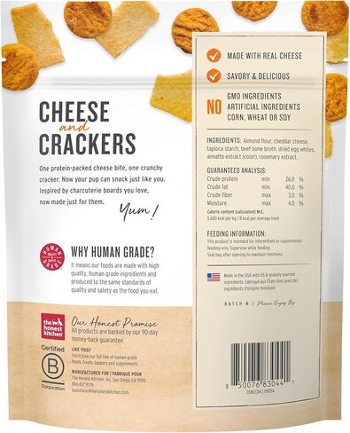 The Honest Kitchen Cheese and Crackers, 3.5 oz Pouch in Saudi Arabia