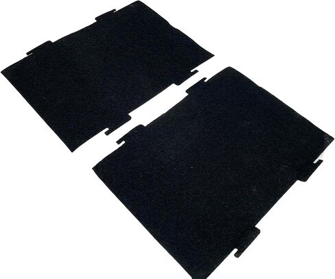 قطعتان من فلتر غطاء الميكروويف بالفحم الكربوني المنشط، بديل مقاس 9.75 بوصة × 7.25 بوصة لموديلات ويرلبول OTR وكيتشن إيد in Kuwait