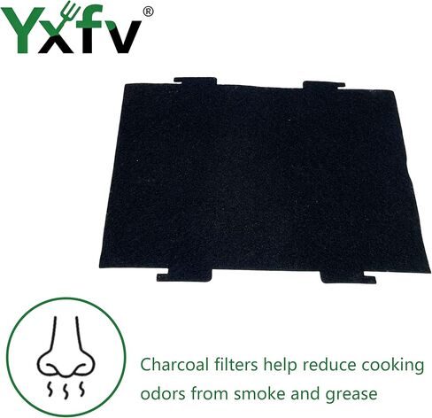 قطعتان من فلتر غطاء الميكروويف بالفحم الكربوني المنشط، بديل مقاس 9.75 بوصة × 7.25 بوصة لموديلات ويرلبول OTR وكيتشن إيد in Kuwait