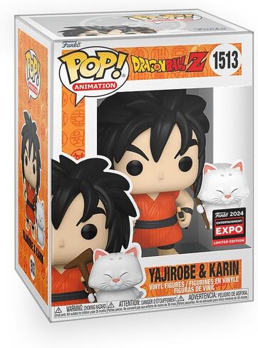 Pop Anime: Dragonball Z - Yajirobe & Karin Exclusive Vinyl Figure Bundled with Box Protector Compatible for Funko in Saudi Arabia