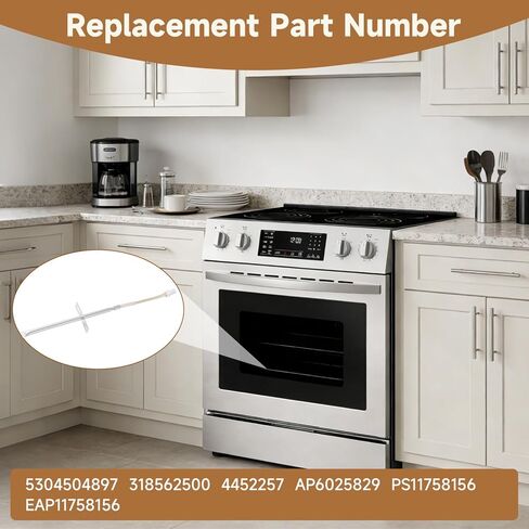Oven Temperature Sensor Oven Range Replacement Parts Compatible with Kenmore Frigidaire Electrolux Replace#: 5304504897 318562500 4452257 AP6025829 in Kuwait