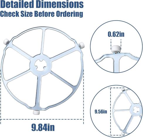WB02X32600 WB06X10651 Rotating Ring Tray Support Fit for GE JE1140WD001 ZSB9131N1SS ZSC1001KSS01 ZSB9131N2SS, Microwave Glass Turntable Rotating Ring Replace 4929164 AP6871921 EAP12709805 in Saudi Arabia