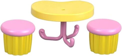 قطع غيار لمجموعة لعب Fisher-Price Butterbean's Cafe On-The-Go GCJ40 - طاولة بديلة وثلاجة وكراسي ورف in Saudi Arabia