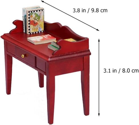 مجموعة واحدة من طاولة أثاث بيت الدمية المصغرة وكرسي لملحقات بيت الدمى موديلات صغيرة للمشاريع الحرفية وديكور المنزل in Kuwait