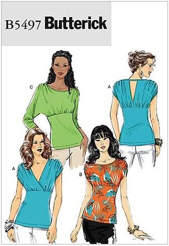 BUTTERICK PATTERNS B5497 Misses' Top, Size AA (6-8-10-12) in Saudi Arabia