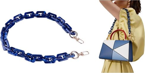 الاكريليك الراتنج سلسلة محفظة حزام 23.6IN محفظة سلسلة شفافة DIYBagChain هدية للمكتب والسفر و DIY الخالق in Kuwait
