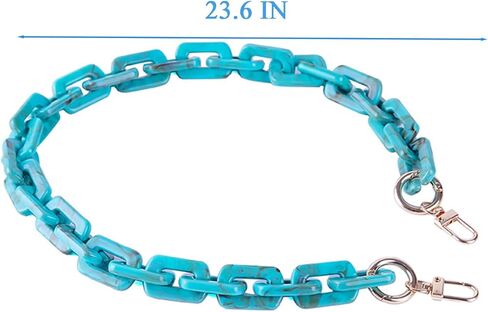 الاكريليك الراتنج سلسلة محفظة حزام 23.6IN محفظة سلسلة شفافة DIYBagChain هدية للمكتب والسفر و DIY الخالق in Kuwait