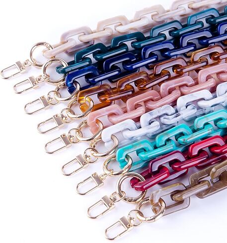الاكريليك الراتنج سلسلة محفظة حزام 23.6IN محفظة سلسلة شفافة DIYBagChain هدية للمكتب والسفر و DIY الخالق in Kuwait