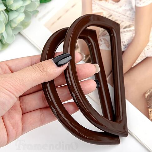 3Pcs D Shape Round Bag Handle，Fashion Bag Handles For Handcrafted Handbag Purse Frame in Saudi Arabia