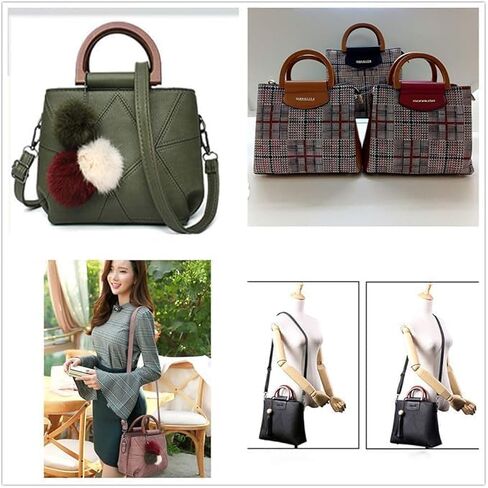 3Pcs D Shape Round Bag Handle，Fashion Bag Handles For Handcrafted Handbag Purse Frame in Saudi Arabia
