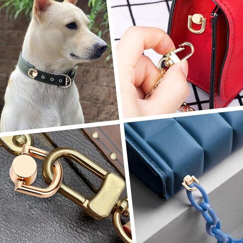 4 PCS Gold D Rings for Purse Handbag Hardware for Bag Making Making Hardware Gold D Ring Strap Connector Leather Handbag Hardwares Accessories for Belt, DIY Craft in Saudi Arabia