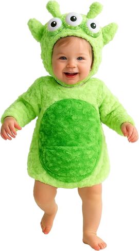 Morph Plush Baby Alien Costume Kids, Unisex Toddler Alien Costume, Halloween Costumes for Kids in Saudi Arabia