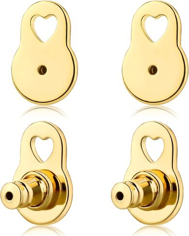 زوجان من الأقراط الخلفية للأذنين المتدلية، ورافعات الأقراط القوية المجوفة المطلية بالذهب، والقرط الخلفي للأقراط الثقيلة، واستبدال الأقراط الخلفية لدعامات الأذن المرصعة in Kuwait