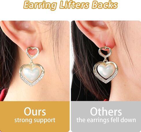 زوجان من الأقراط الخلفية للأذنين المتدلية، ورافعات الأقراط القوية المجوفة المطلية بالذهب، والقرط الخلفي للأقراط الثقيلة، واستبدال الأقراط الخلفية لدعامات الأذن المرصعة in Kuwait