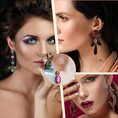 1600PCS Earring Support Patches,Transparent Waterproof Earlobe Support Patches,Invisible Earring Stickers for Split Earlobes, Ear Care Products for Torn or Stretched Ear Piercings in Saudi Arabia