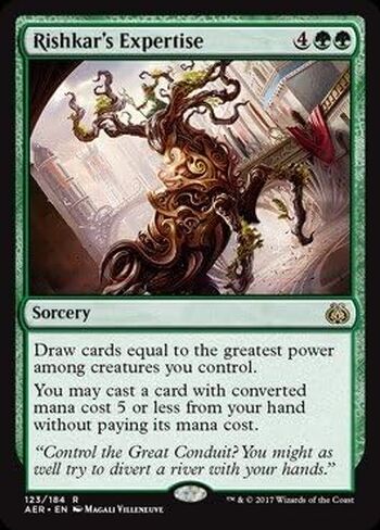 Magic The Gathering - Rishkar's Expertise (123/184) - Aether Revolt in Saudi Arabia