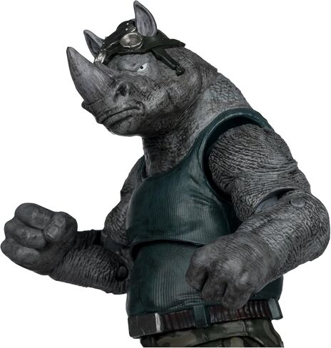 McFarlane Toys- Teenage Mutant Ninja Turtles (Page Punchers) Rocksteady 5in Action Figure with Comic in Saudi Arabia