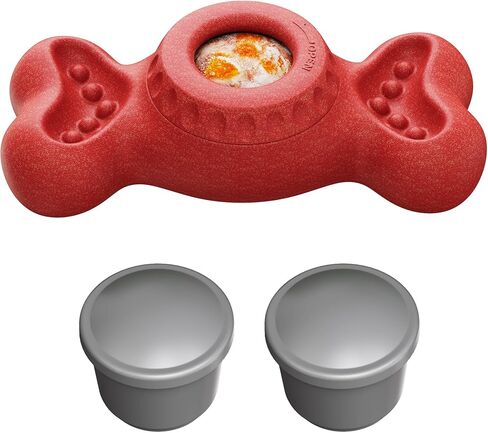 Dog Frozen Treat Toys to Keep Them Busy - Interactive Dog Puzzle Toys with Frozen Mold, Indestructible Aggressive Chew Toys for Large Dogs, Food Grade-Easy to Clean-Reduce Anxiety-Safe Chewing in Saudi Arabia