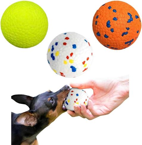 Indestructible Dog Chew Toy for Aggressive Chewers,Ball for Pit Bull,Soft Balls for Dogs Interactive Dog Ball,Durable ETPU Toy for Large Medium Small Dogs in Saudi Arabia