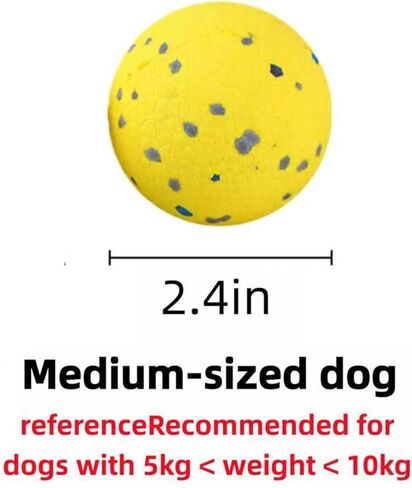 Indestructible Dog Chew Toy for Aggressive Chewers,Ball for Pit Bull,Soft Balls for Dogs Interactive Dog Ball,Durable ETPU Toy for Large Medium Small Dogs in Saudi Arabia