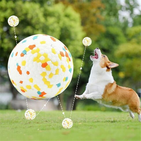 Indestructible Dog Chew Toy for Aggressive Chewers,Ball for Pit Bull,Soft Balls for Dogs Interactive Dog Ball,Durable ETPU Toy for Large Medium Small Dogs in Saudi Arabia