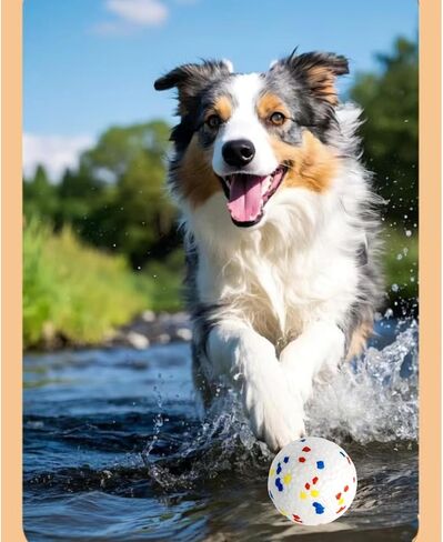 Indestructible Dog Chew Toy for Aggressive Chewers,Ball for Pit Bull,Soft Balls for Dogs Interactive Dog Ball,Durable ETPU Toy for Large Medium Small Dogs in Saudi Arabia