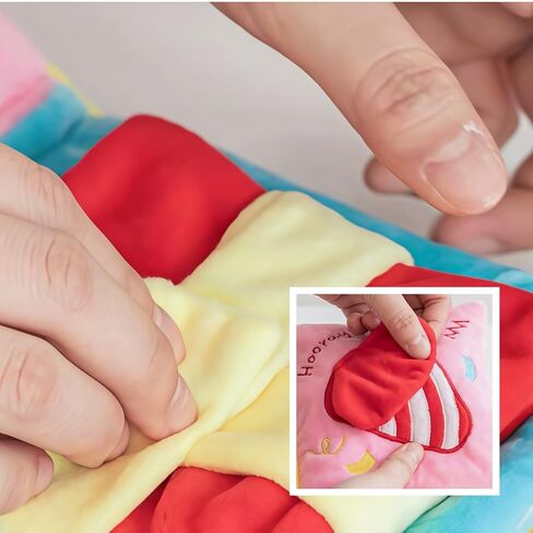 لعبة عيد ميلاد لطيفة للكلاب، بساط سنوفل للكلاب الصغيرة والمتوسطة، لغز تفاعلي من القطيفة للكتب من أجل هدايا مجعدة للجرو (وردي) in Kuwait