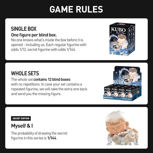 POP MART Kubo Angel's Poem Series Blind Box Figures, Collectible Toys Home Decorations, Holiday Birthday Gifts for Girls and Boys, Single Box in Saudi Arabia