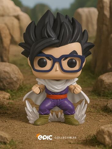 Pop Anime: Dragonball Super - شخصية Gohan in Cape الحصرية من الفينيل مع واقي صندوق متوافق مع Funko in Saudi Arabia