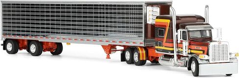 First Gear DCP 1/64 Peterbilt 389 Mid-Roof Pride-N-Class Semi with 53ft Chrome Utility Reefer Trailer, Big Rigs II #4: Hurricane Express 69-2073 in Saudi Arabia