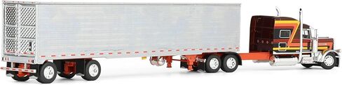First Gear DCP 1/64 Peterbilt 389 Mid-Roof Pride-N-Class Semi with 53ft Chrome Utility Reefer Trailer, Big Rigs II #4: Hurricane Express 69-2073 in Saudi Arabia