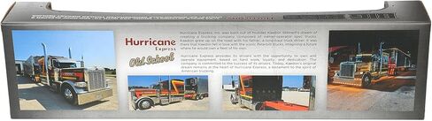 First Gear DCP 1/64 Peterbilt 389 Mid-Roof Pride-N-Class Semi with 53ft Chrome Utility Reefer Trailer, Big Rigs II #4: Hurricane Express 69-2073 in Saudi Arabia