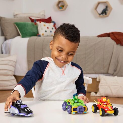 Marvel Toy Bundle, 3 Action Figures with 3 Vehicles & Accessories, 3-Inch Super Hero Toys for Kids, Ages 3+ in Saudi Arabia