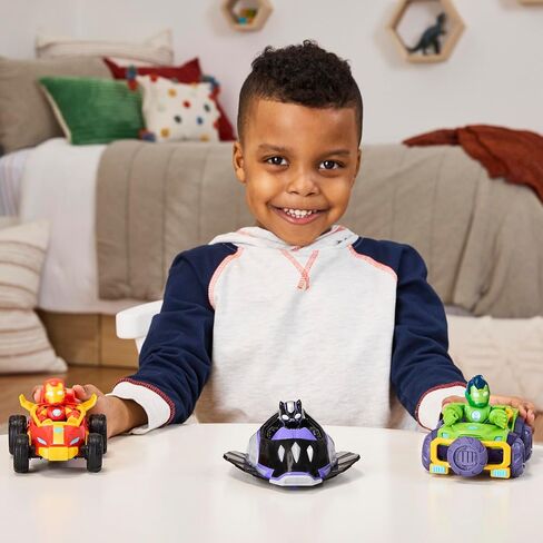 Marvel Toy Bundle, 3 Action Figures with 3 Vehicles & Accessories, 3-Inch Super Hero Toys for Kids, Ages 3+ in Saudi Arabia