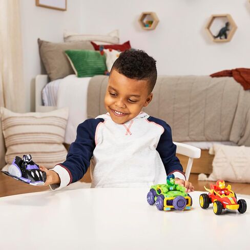 Marvel Toy Bundle, 3 Action Figures with 3 Vehicles & Accessories, 3-Inch Super Hero Toys for Kids, Ages 3+ in Saudi Arabia