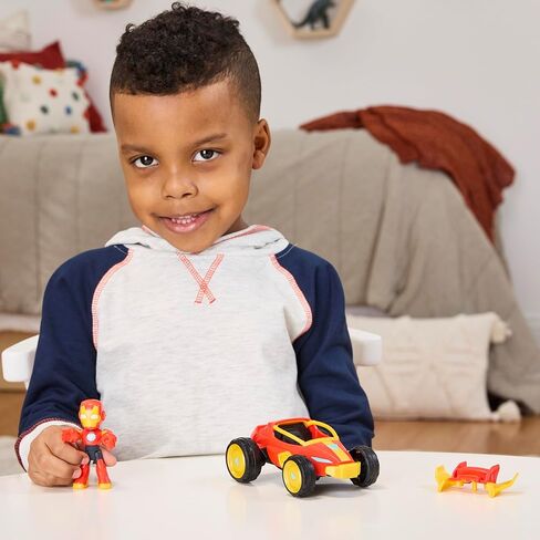 Marvel Toy Bundle, 3 Action Figures with 3 Vehicles & Accessories, 3-Inch Super Hero Toys for Kids, Ages 3+ in Saudi Arabia