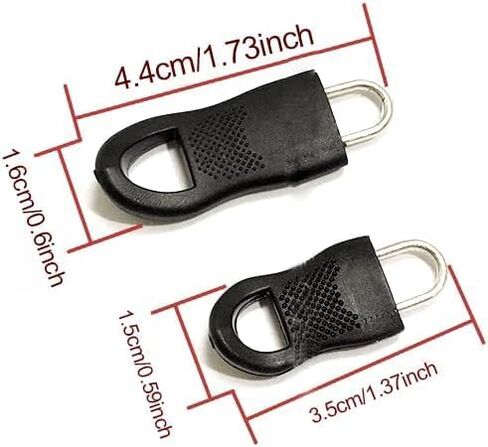 26 PCS Zipper Pull Repair Kit, Quick Fix for Broken Zippers, Includes Multiple Styles in Saudi Arabia